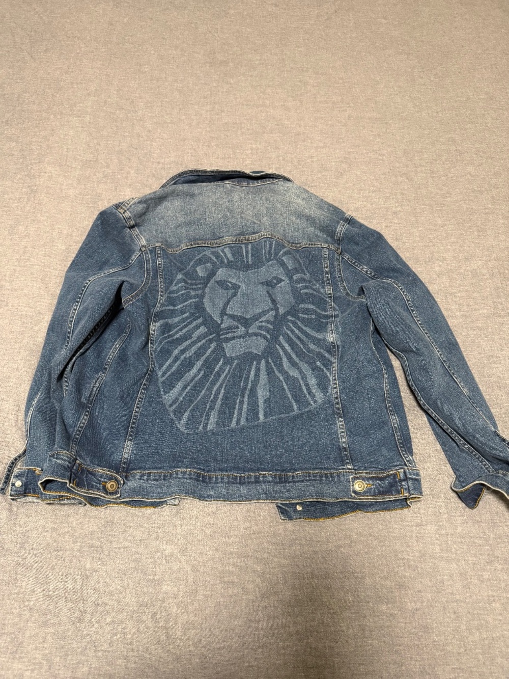 Lion king denim jacket